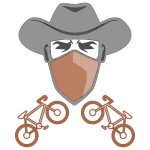 Western Routes bicycle path logo.