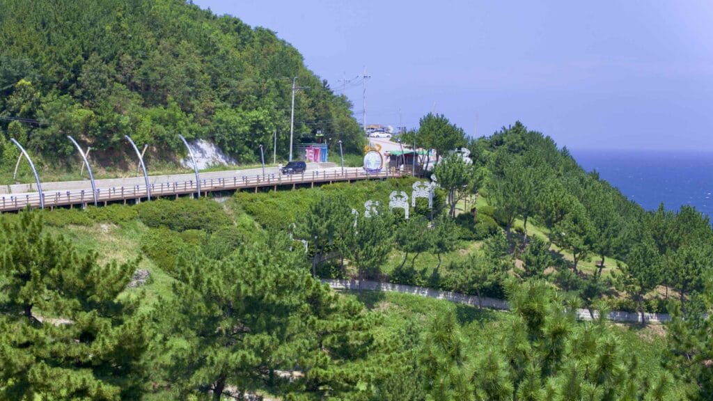 Yeongdeok Sunrise Park in Yeongdeok County, South Korea.