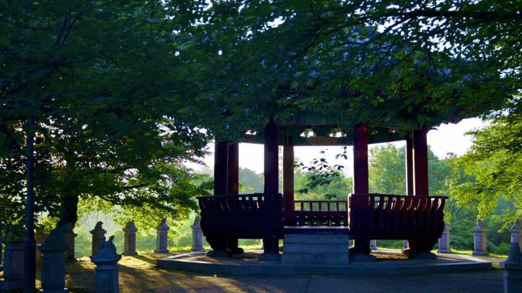 A picture of the Olympic Park (올림픽공원) in the Songpa District in Seoul, South Korea.