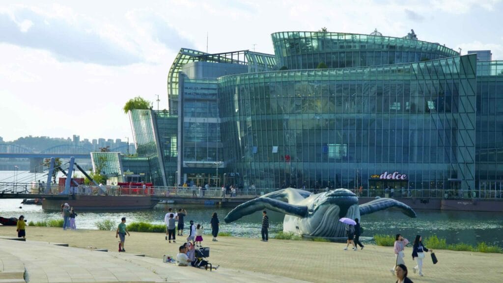 A picture of Some Sevit in Banpo Hangang Park in Seoul, South Korea.