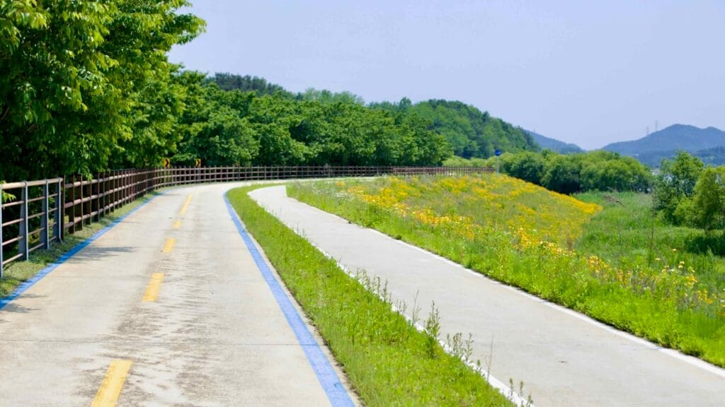 paved road
