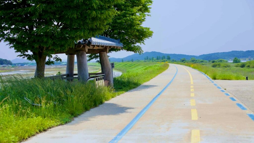paved road