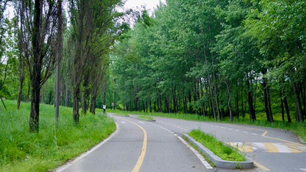 paved road
