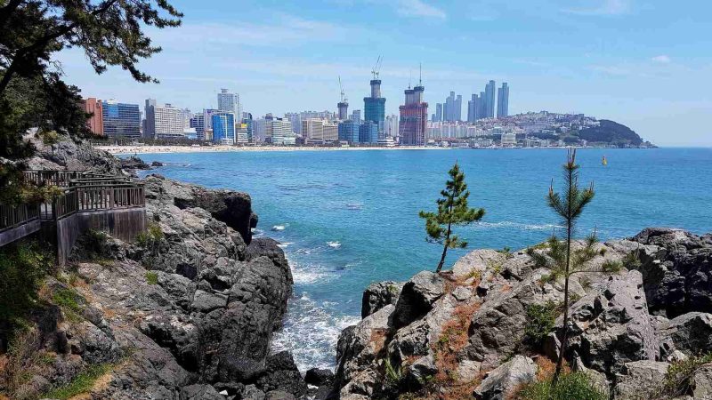 Busan-Haundae-Beach-from-Dongbaek-1