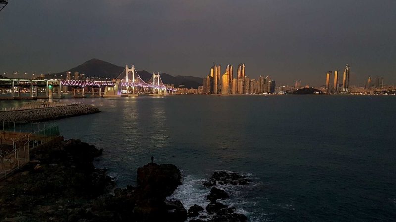 Gwangan Bridge in Busan.