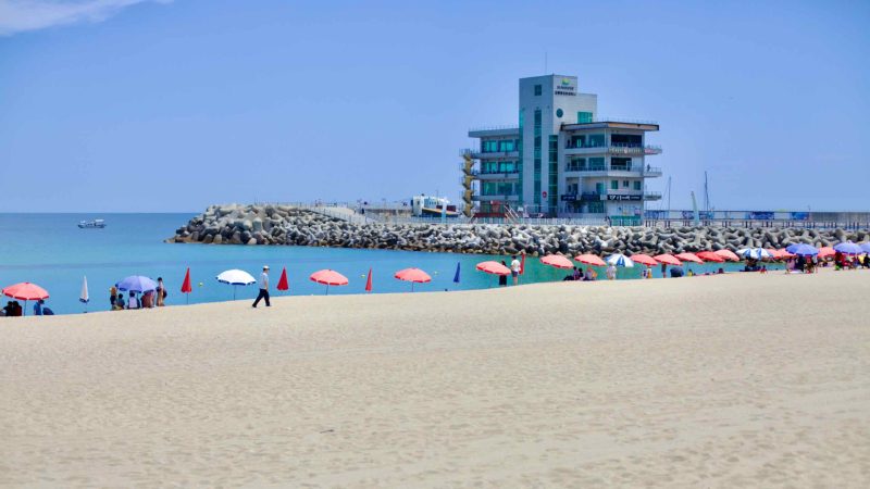 white sand