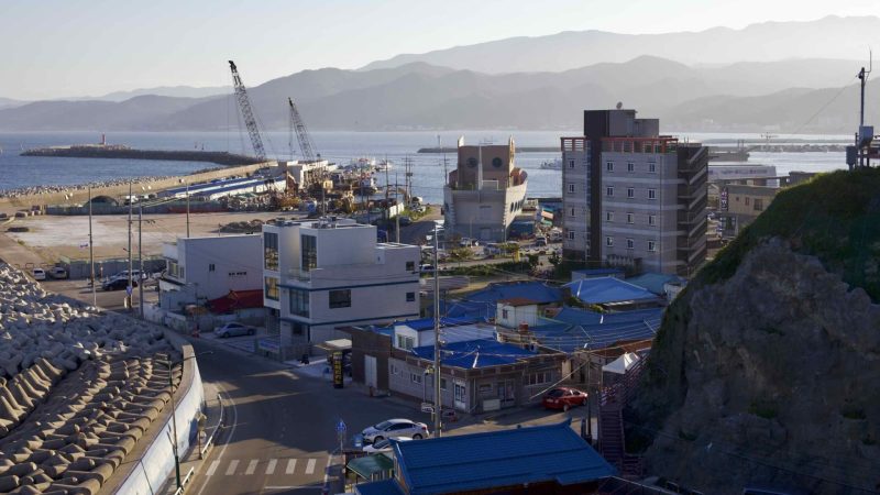 A picture of Deunggi Mountain Park (후포등기산공원; map) in Hupo Port, Uljin County, South Korea.