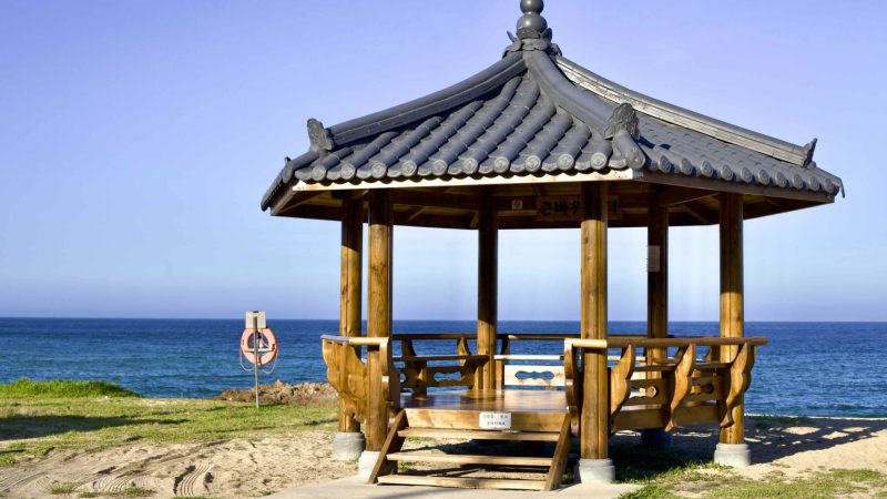 A picture of Jiksan Port (직산항) in Uljin County, South Korea.