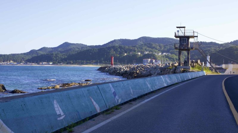 A picture of Jiksan Port (직산항) in Uljin County, South Korea.