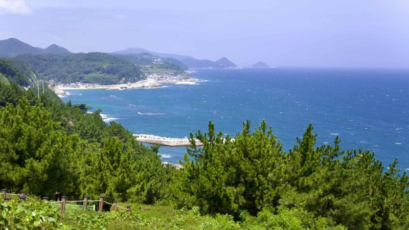 Yeongdeok Sunrise Park in Yeongdeok County, South Korea.