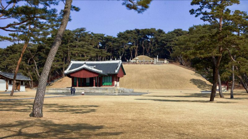 The tomb of King Sejong in Yeoju, South Korea.