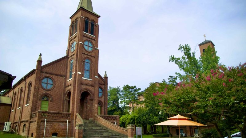 A picture of Order of St. Benedict Waegwan Abbey (왜관성베네딕도수도원) in Waegwan town (왜관읍) near the Nakdonggang Bike Path.