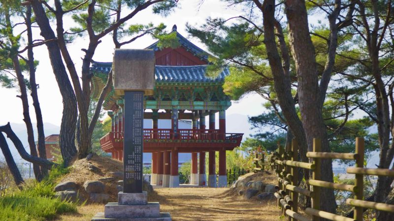 Historic Gwansuru Pavilion, a picturesque retreat along the Nakdong River.