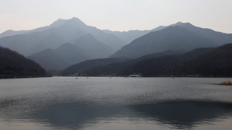 A picture of Geumosan Provincial Park (금오산도립공원) in Gumi City, South Korea.